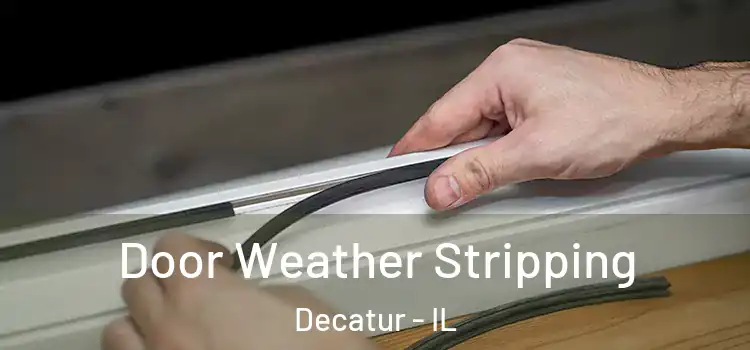 Door Weather Stripping Decatur - IL