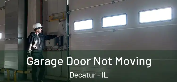  Garage Door Not Moving Decatur - IL