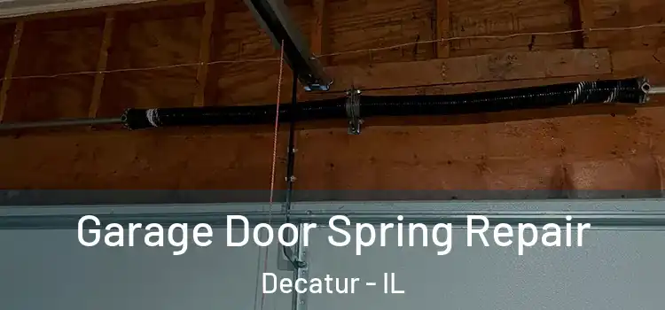  Garage Door Spring Repair Decatur - IL