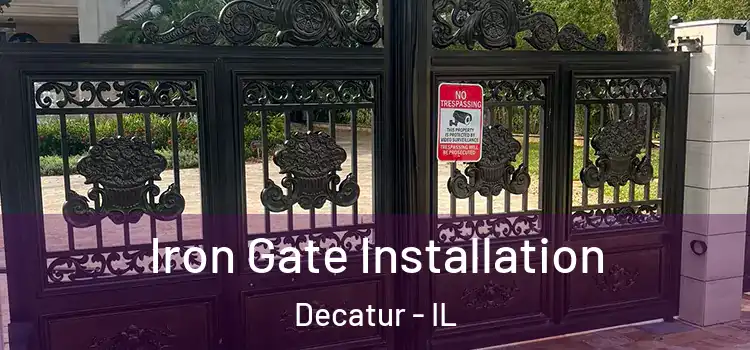 Iron Gate Installation Decatur - IL